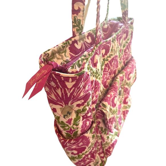 Vera Bradley Retired Julep Tulip Floral Print Tablet Tote Large Travel Work - Picture 10 of 14